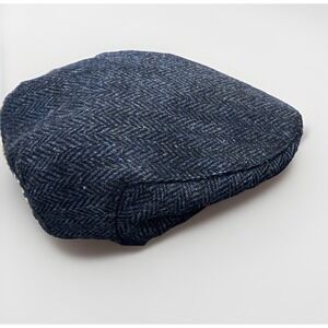 Glen Appin of Scotland Newsboy Hat HARRIS TWEED Wool Made in Great Britain Large